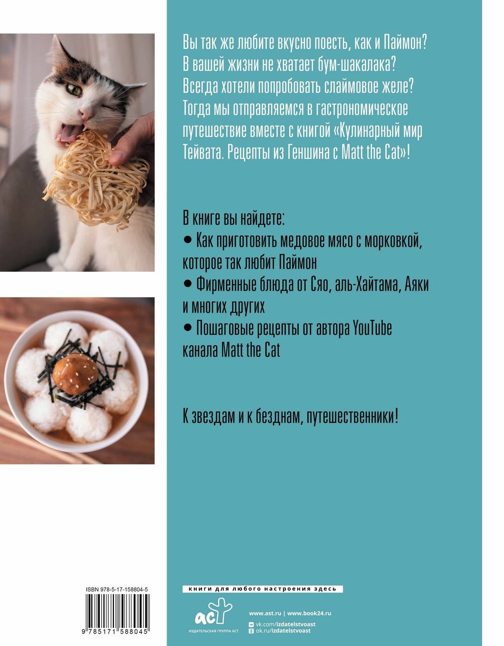 Кулинарный мир Тейвата. Рецепты из Геншина с Matt the Cat