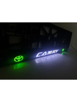 LED рамка под госномер для авто. С индивидуальным дизайном.