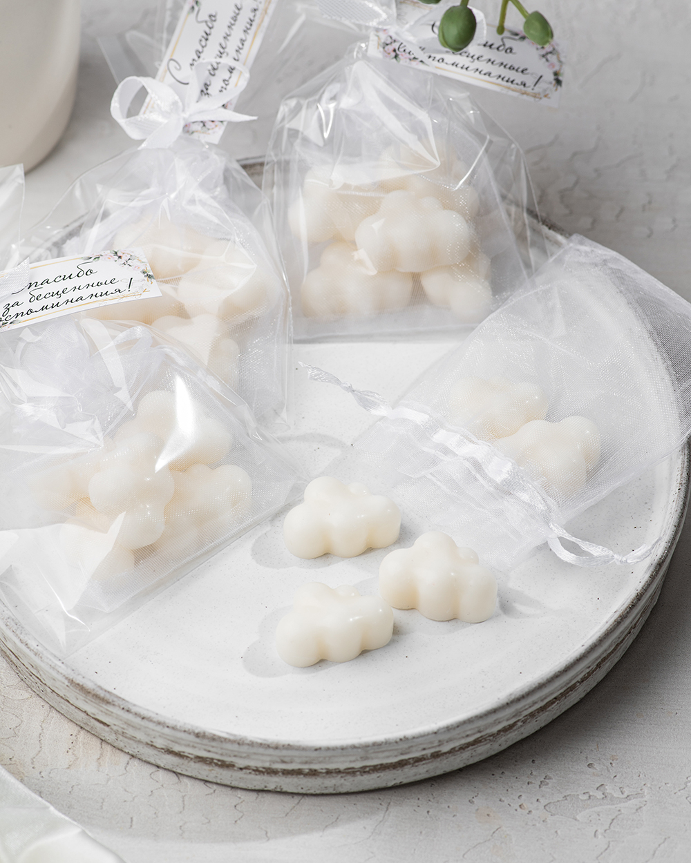 Аромасаше в подарок гостям на свадьбе