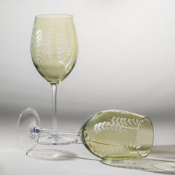 НАБОР БОКАЛОВ ДЛЯ ВИНА "FLORA" ИЗ 2 ШТ. 540 МЛ