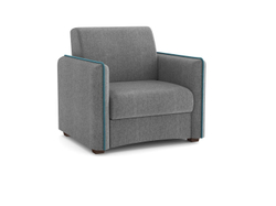 Кресло-кровать Авалон жаккард тесла серый/деним