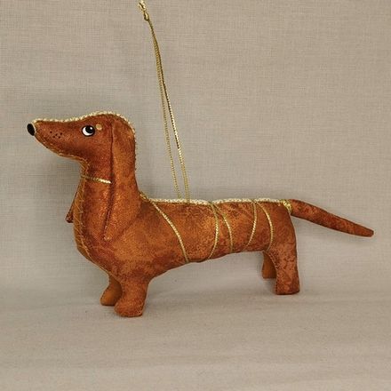 Ёлочная игрушка Такса