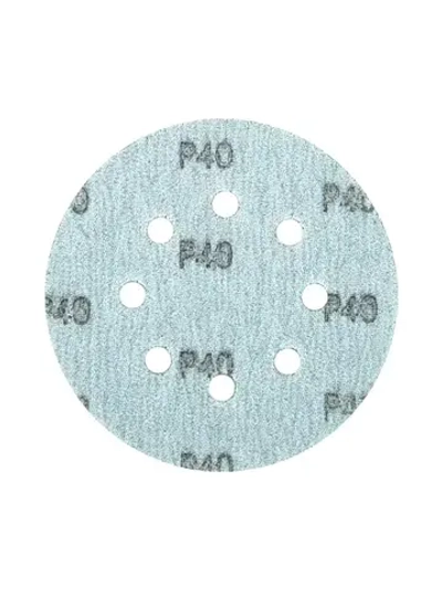 125мм P40 10шт. Шлифовальный абразивный круг для шлифовки под липучку Minamo Light Matter 125мм FB