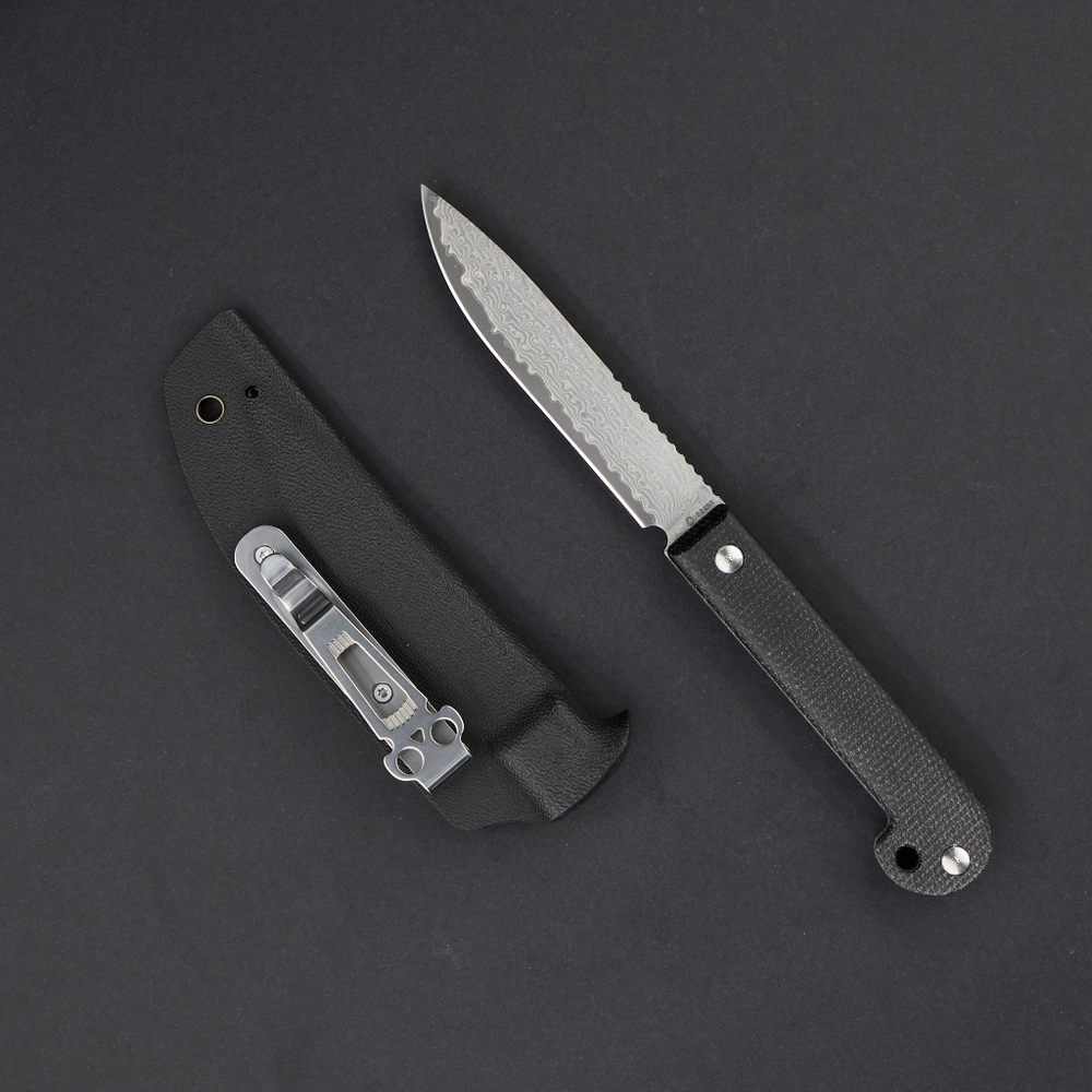 Ataman Damascus Black Micarta