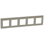 Рамка 5 постов светлая галька ETIKA Legrand