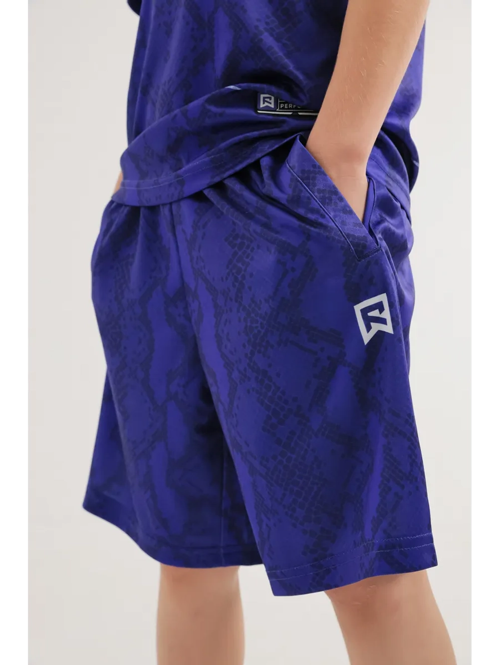 Детский спортивный костюм шорты и футболка для тренировок