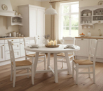 Стол кухонный, 100х100х74, Таула, обеденный, круглый, из массива дуба, MAKOSA