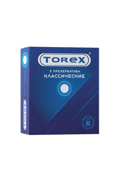 Презервативы Torex, классические, латекс, 19 см, 5,5 см, 3 шт.