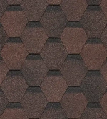 Гибкая черепица Docke Шестигранник