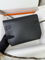 Сумка Hermes со вставкой из кожи крокодила