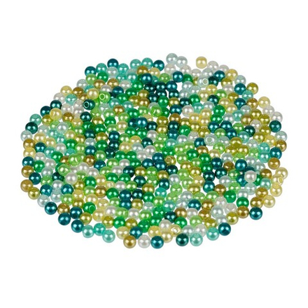 Бусина  "Zlatka" MIX  №07 пластик, 4 мм, 10 г