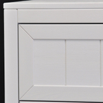 Dipriz Комод дизайнерский Карлос из сосны, 3 ящика, 75х35х90 см, белый воск