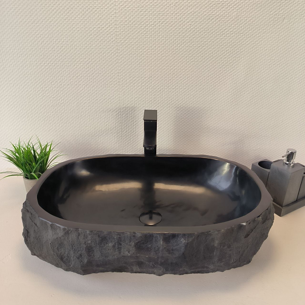 Раковина из андезита Erozy Black EA-64852 60*41*16 0039