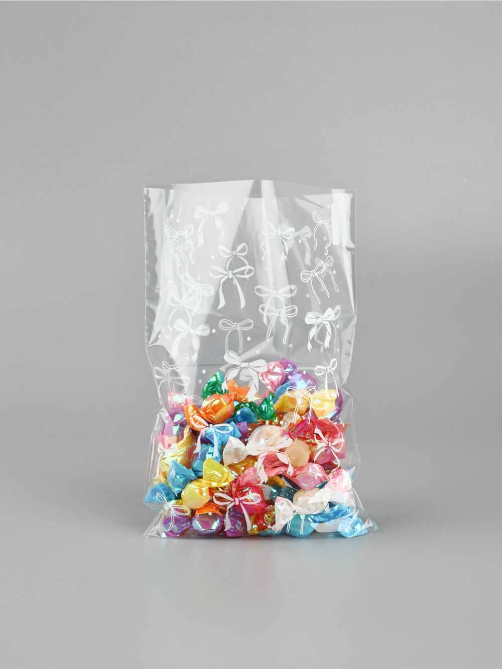 Пакет подарочный пропиленовый «Бантики», 12.5×18 см, 10928041, Россия