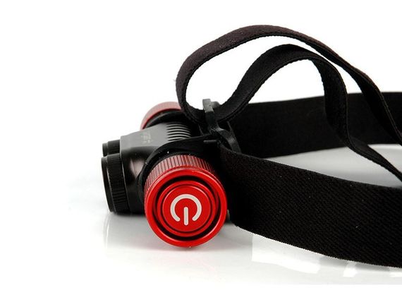 Фонарь подводный налобный Sargan Night Star 900 люмен теплый свет черно-красный