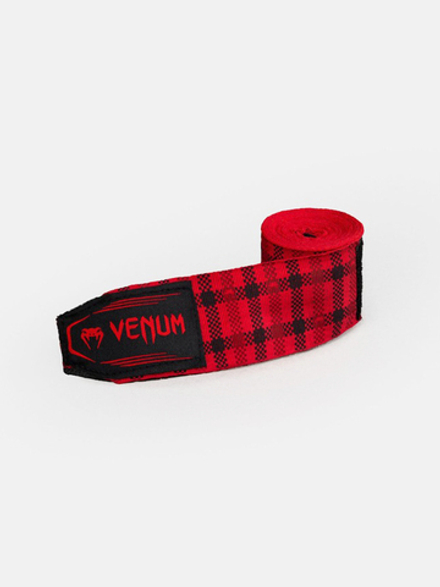 Бинты боксерские Venum Tartan Fury Red 4.5m