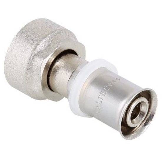 Пресс-фитинг VALTEC 16 (2,0)х3/4" «евроконус-EK» с накидной гайкой (VTc.712.NE.1605)