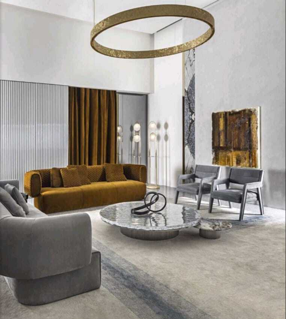 Стол журнальный Ist Casa Баухаус, 80х35см, серебро