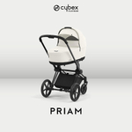 Коляска Cybex Priam IV Matt Black complete Cloud G Ocean Blue Plus Base G 4 в 1 Off White