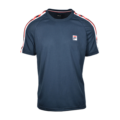 Мужская теннисная футболка Fila T-Shirt Linus M - peacoat blue