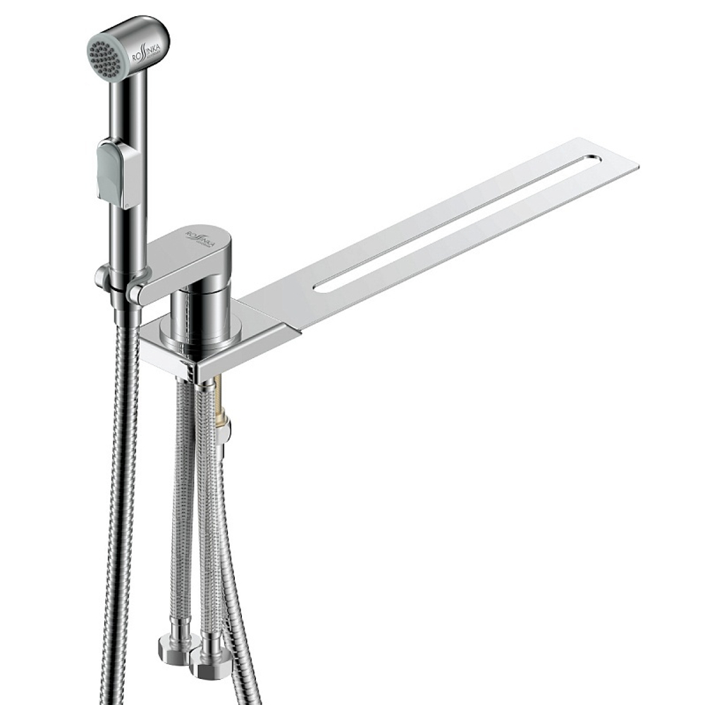 Гигиенический душ X25-56 ROSSINKA  однорычажный 25мм, установка на унитаз