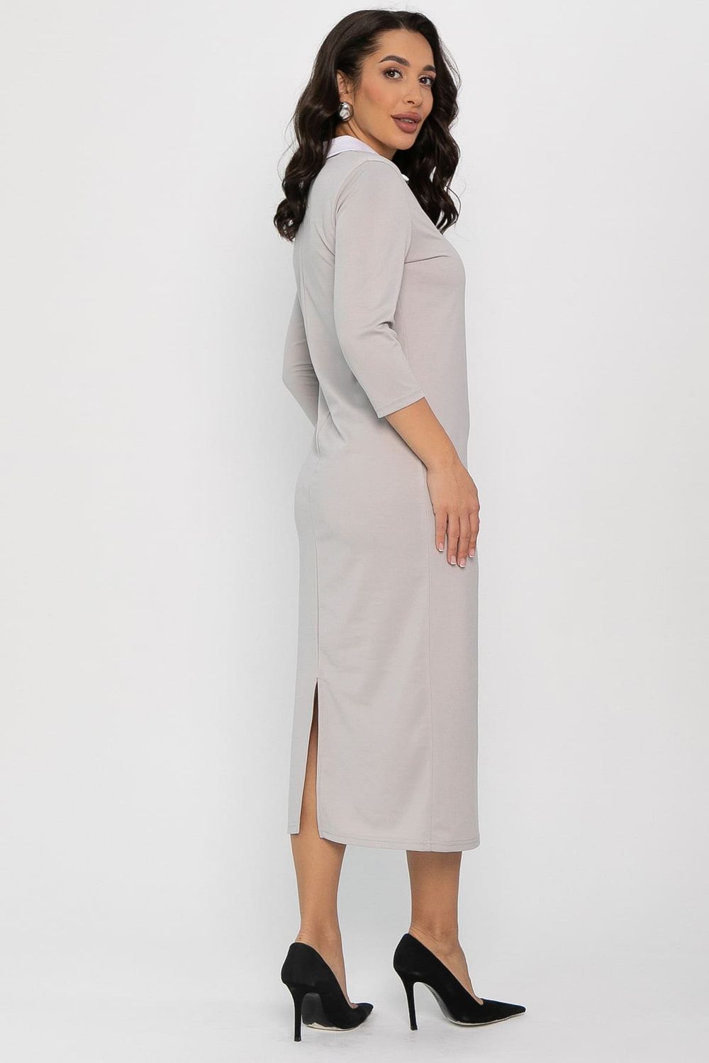 Платье Индиана (серое) П14612-10М LT Collection