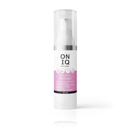 Лосьон для рук ONIQ   с ароматом лимона и вербены, 30 мл