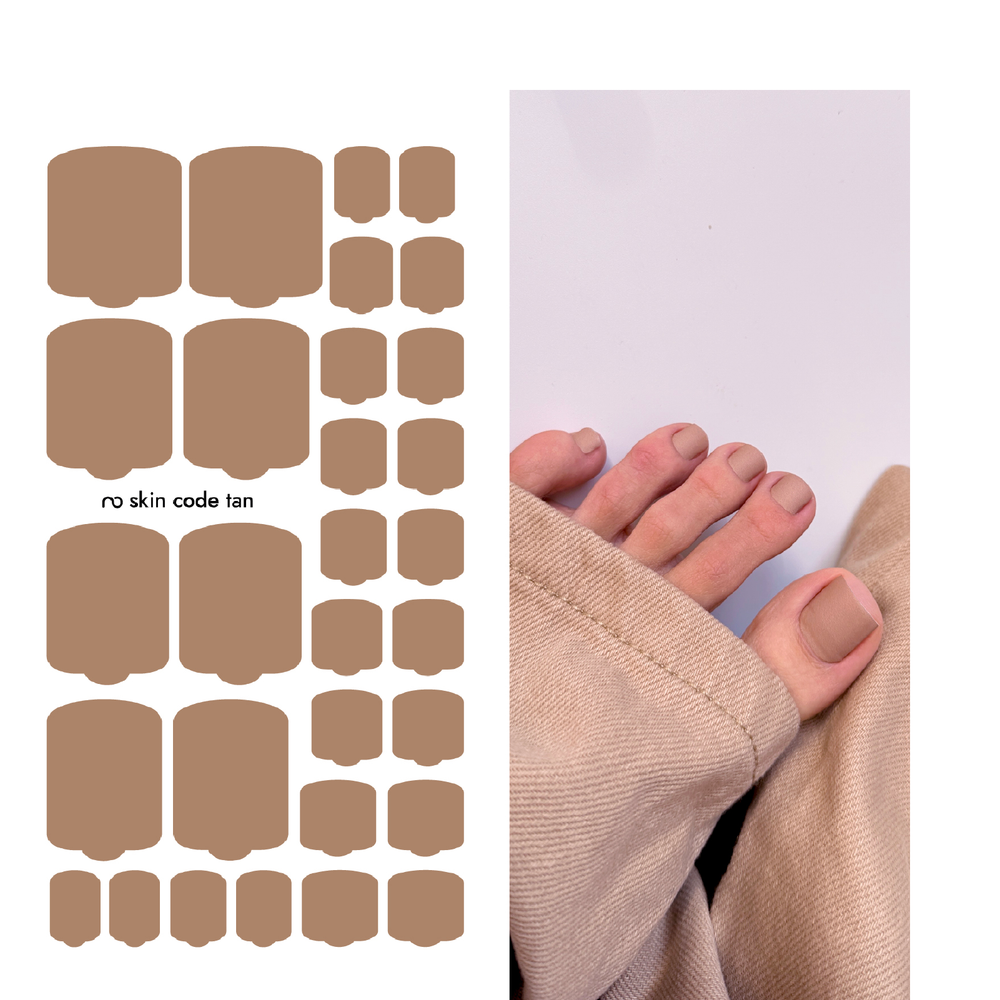 Пленка для педикюра Provocative skin code tan
