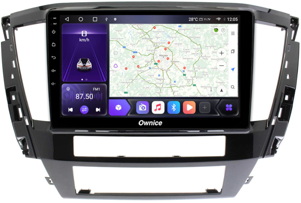 Магнитола для Mitsubishi Pajero Sport 3 2020-2024, Montero Sport - Carmedia SF-1038-IJ IPS, Android 10, 8 ядер (TS18), 4G SIM-слот