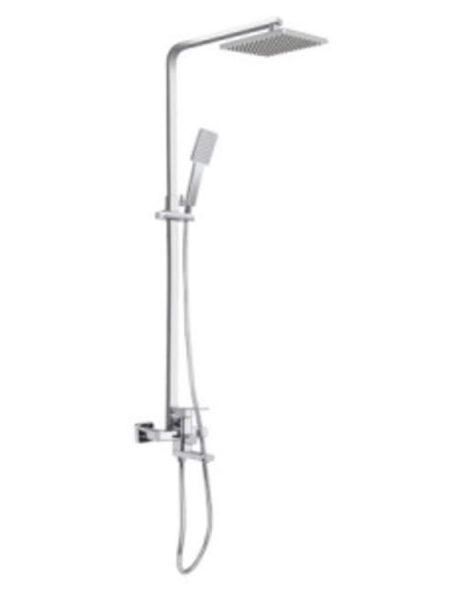 Душевая система KAISER Sonat квадрат Ø35 серая лейка