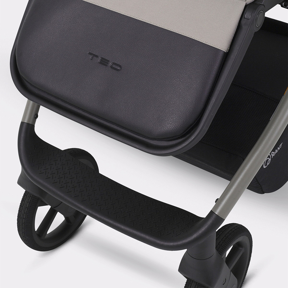 Детская коляска Rant Teo Soft 3 в 1 с автокреслом Cruise Grey Cloud