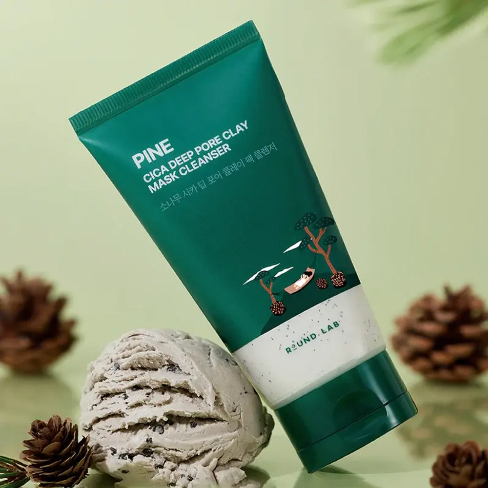 Round lab Pine Cica Deep Pore Clay Mask Cleanser 150ml