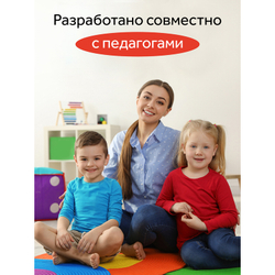 Мелки восковые Гамма "Мультики", 24цв., круглые, картон. упаковка, европодвес