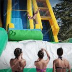 Надувная водная горка «Большой трамплин» 15*8*9 м