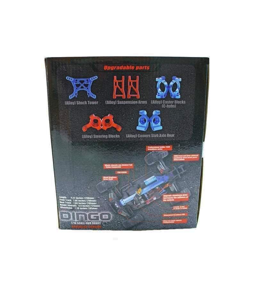 Радиоуправляемый монстр Remo Hobby SMAX Brushless (синий) 4WD 2.4G 1/16 RTR