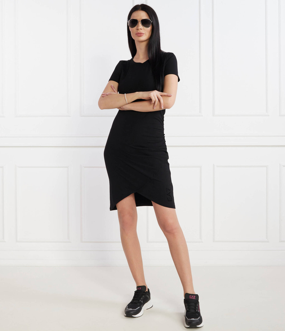 Платье EA7 - черный(3DTA62 TJ01Z)