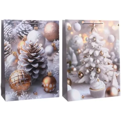 Пакет подарочный «Морозный денек» 40*55*15 см, микс