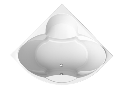 Акриловая ванна Филадельфия 168×168, каркас