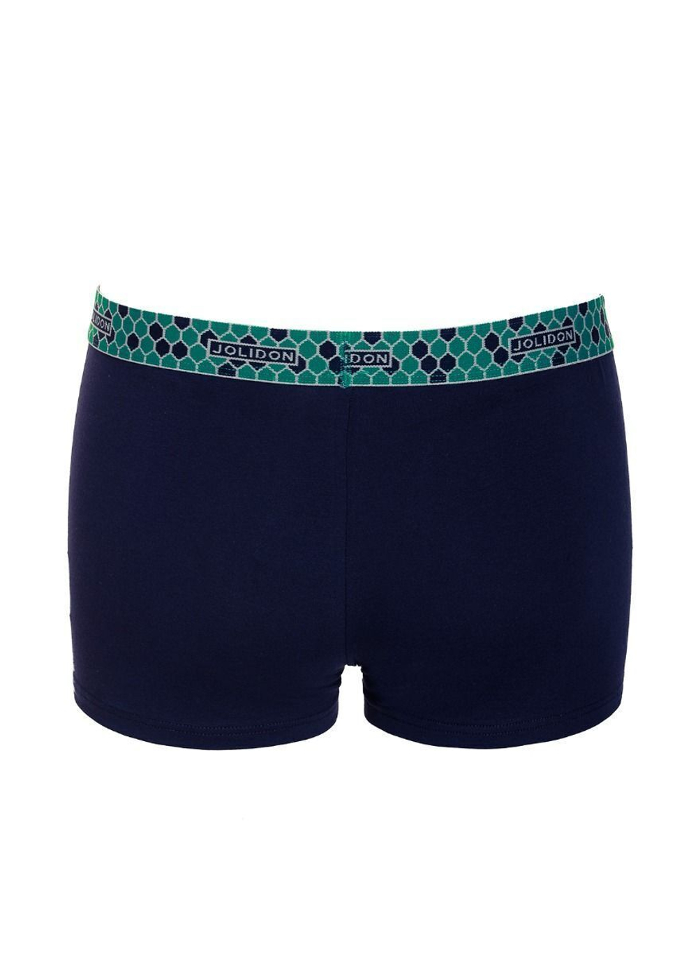 Мужские трусы-боксеры с широкой резинкой с рисунком в виде сот (Размер: XL) (Цвет: белый)