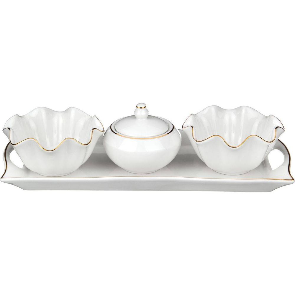 НАБОР СЕРВИРОВОЧНЫЙ LEFARD 4 ПРЕДМЕТА (КОР=12НАБ.)