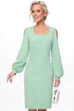 Платье приталенное с разрезами на рукавах DStrend (Акция)