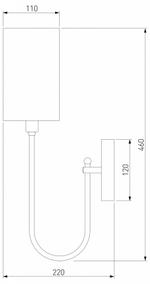 Бра Eurosvet Abbey 60164/1 черный