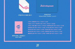 Альбом TWICE - TWICETAGRAM 1st Album GLOSSY RANDOM Version