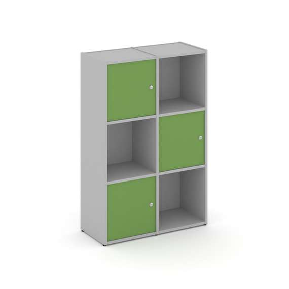 Locker plus Комплект №2 LK.K-002 Серый/Зеленый 798*350*1203