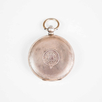 Карманные серебряные часы с парусником «A G R»