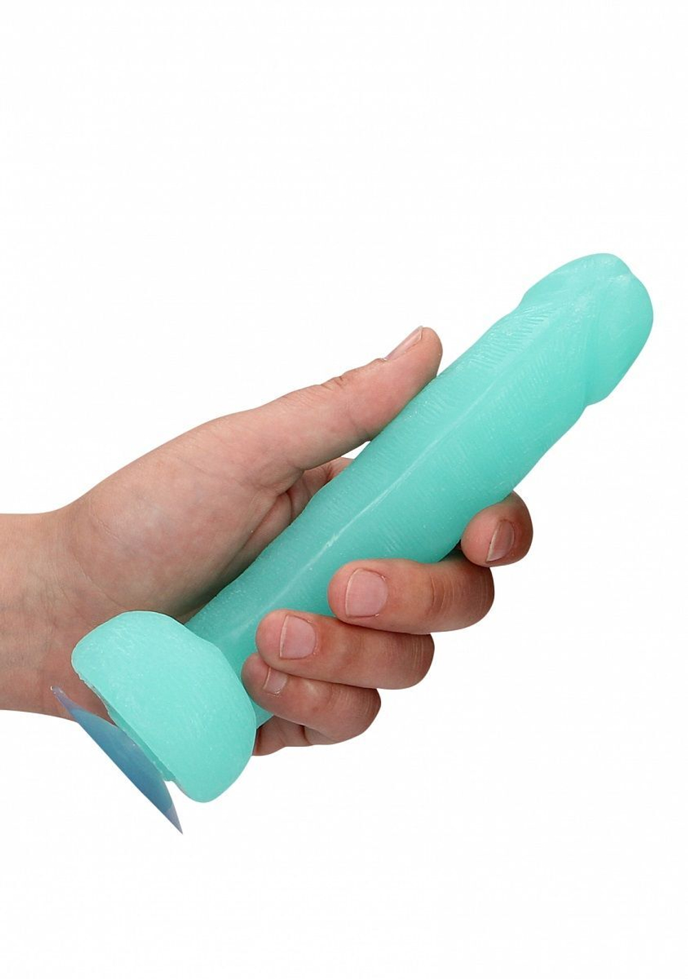 Светящееся в темноте мыло в виде пениса на присоске (Цвет: зеленый)