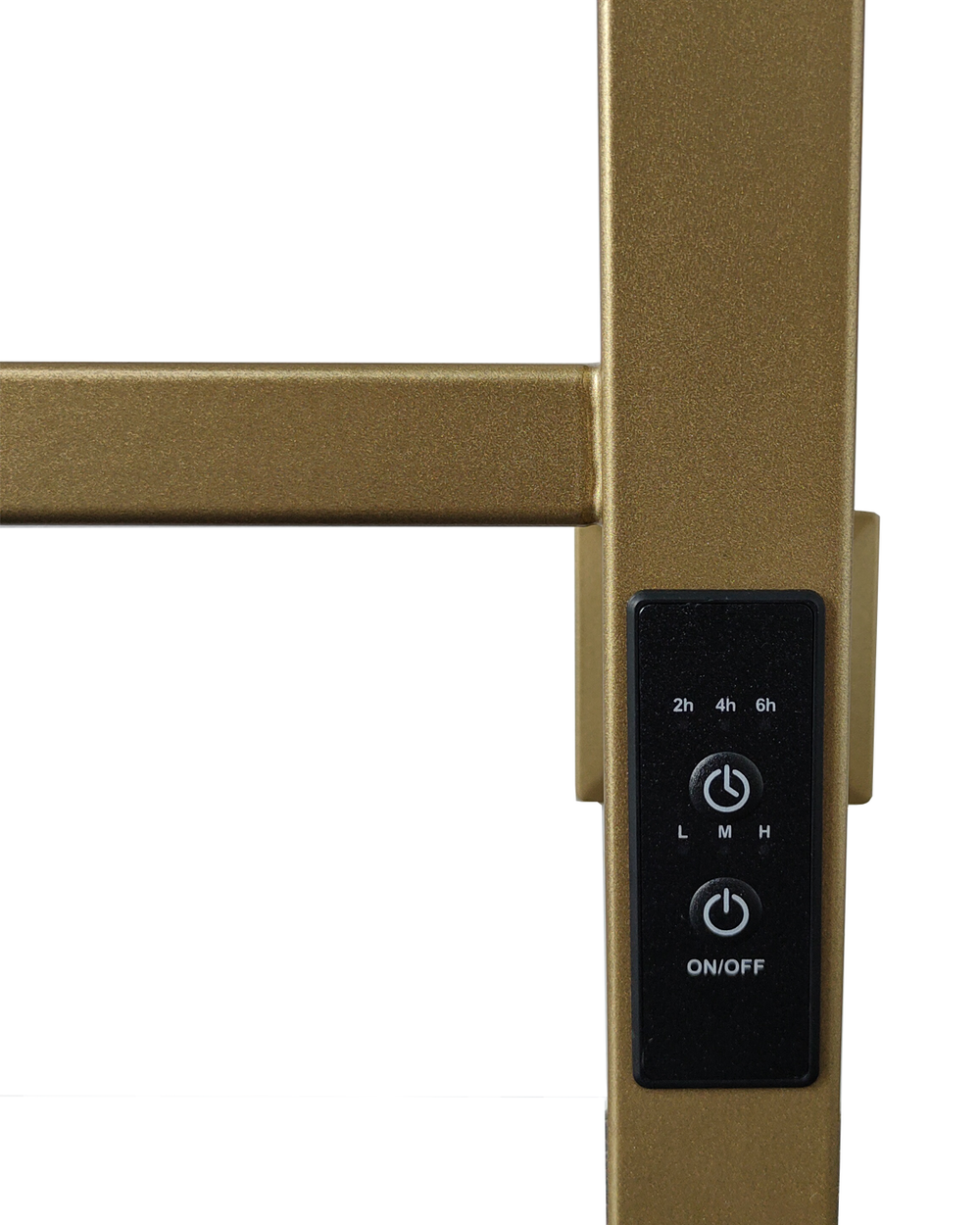 Полотенцесушитель электрический с/т Comfysan Marte-K EC-6 80/50 с полкой, MAT GOLD RAL