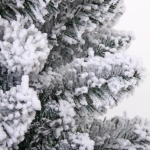 Ёлка «Снежные огни» 210 см, ПВХ с белым напылением 310 ламп LED (1222 ветки)