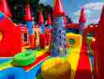Коммерческий надувной батут «Замок развлечений», 12*7*5,5 м