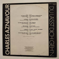 Винтажная виниловая пластинка LP Charles Aznavour Du Lasst Dich Gehn (ГДР 1983)